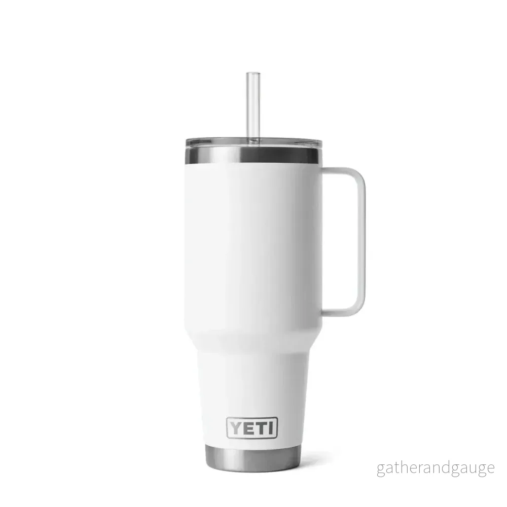 Rambler Straw Mugg 1,2L – Vit