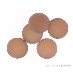 Cabochon Backlit – Matt Peach 18mm, 1 styck Cabochon Backlit – Matt Peach 18mm, 1 styck
