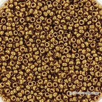 Miyuki Seed Beads - Metallic Light Bronze 15/0, 10 gram
