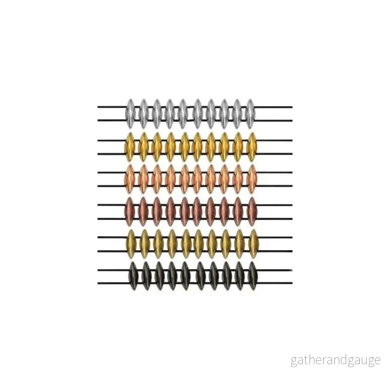 Mellandel Roséguldfärgad - Like Mobyduo 3x8mm 2-pack - Bild 3