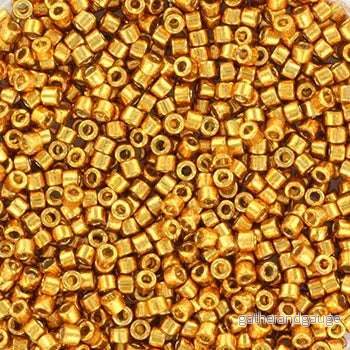 Miyuki Delica – Duracoat Galvanized Yellow Gold 11/0, 5 gram Miyuki Delica – Duracoat Galvanized Yellow Gold 11/0, 5 gram