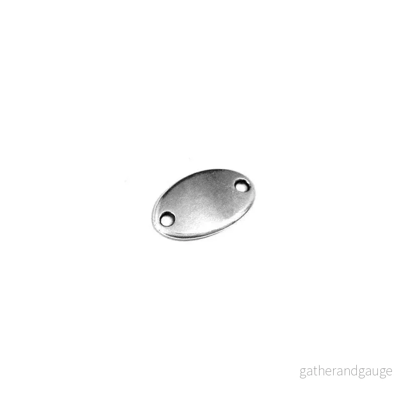 Connector Silverfärgat – Oval 18x11mm, 1 styck Connector Silverfärgat – Oval 18x11mm, 1 styck