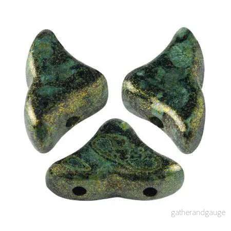 Hélios® par Puca® - Metallic Mat Green Spotted, 10 gram