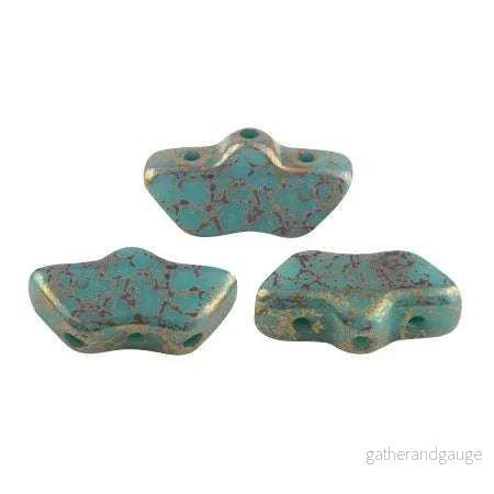 Delos® par Puca® – Opaque Green Turquoise Bronze, 10 gram Delos® par Puca® – Opaque Green Turquoise Bronze, 10 gram