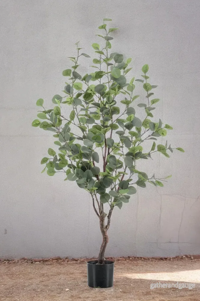 Eukalyptus konstgjord växt – h120cm, Ø9cm