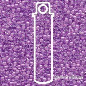 Miyuki Seed Beads – Orchid Lined Crystal 8/0, 22 gram