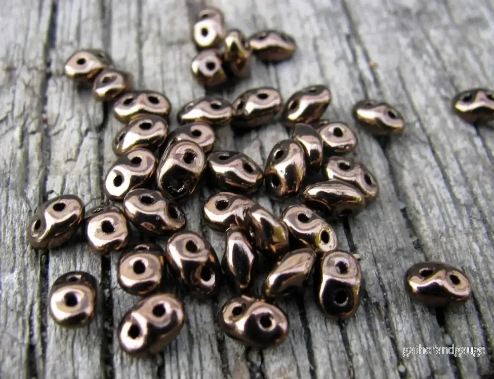 SuperDuo - Jet Bronze, 10 gram - Bild 2