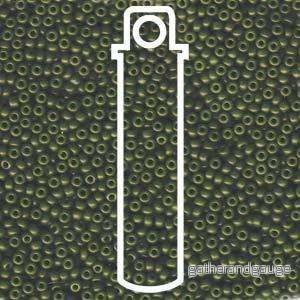 Miyuki Seed Beads - Special Dyed Olive Green 11/0, 24 gram