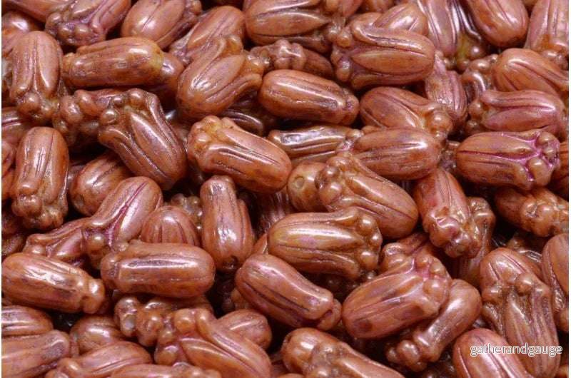 Tulip Bud Bead – Alabaster Rose 12x8mm, 20-pack Tulip Bud Bead – Alabaster Rose 12x8mm, 20-pack