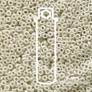 Miyuki Spacer - Opaque Limeston Luster 2.2x1mm 7 gram