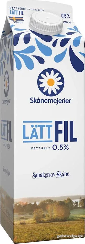 Lättfil 0,5% 1l Skånemejerier