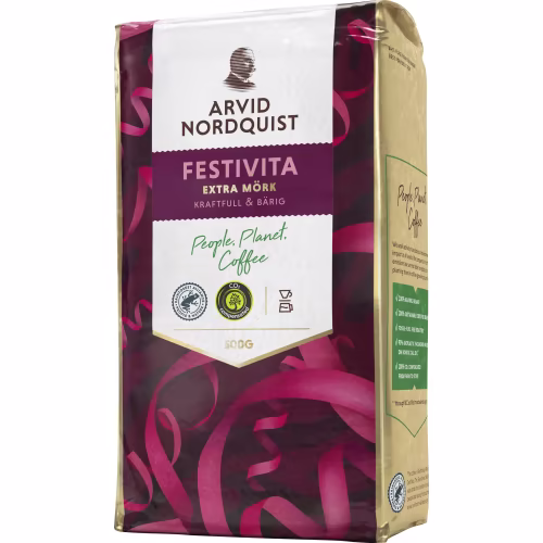 Arvid Nordquist Festivita Extra Mörkrost Bryggkaffe Arvid Nordquist Festivita Extra Mörkrost Bryggkaffe