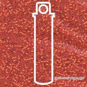 Miyuki Delica - Semi matte silverlined orange 11/0, 7,2 gram