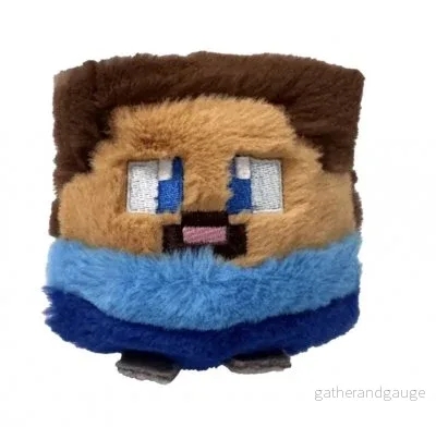 Steve Minecraft Mjuk Studsboll – Färgglad Kramleksak för Lek