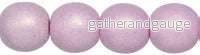 Tjeckiska Druks - Neon Lavender 6 mm, 25-pack