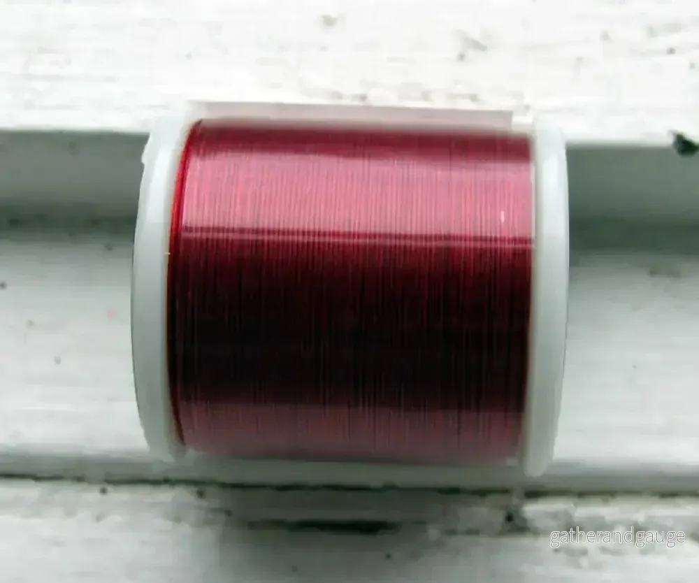 K.O Pärltråd - Rich Red, 1 Rulle