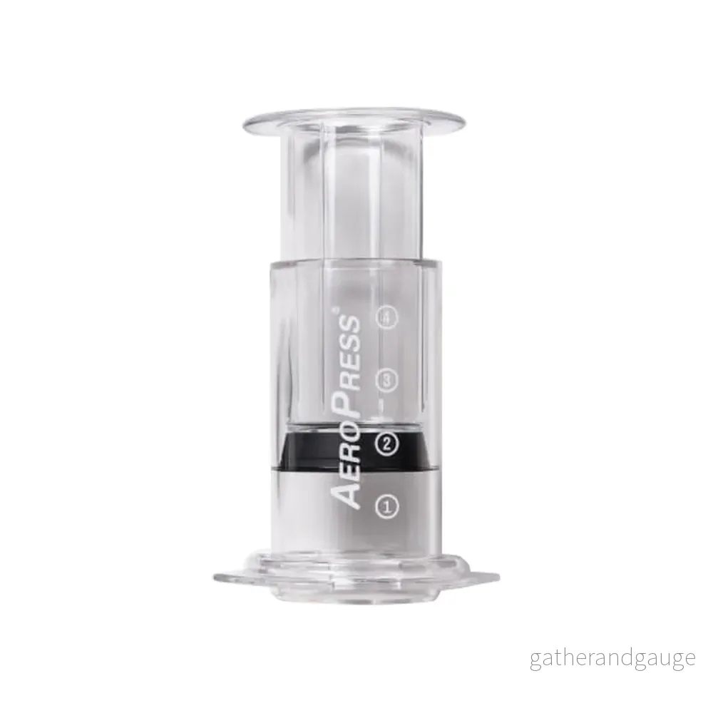 AeroPress Clear — Transparent kaffebryggare