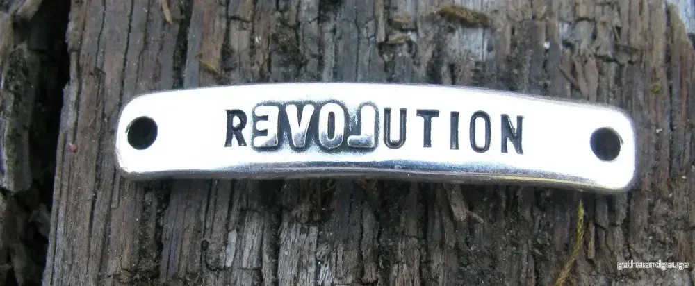 Connector Silverfärgat - Revolution 40x7mm 1 styck