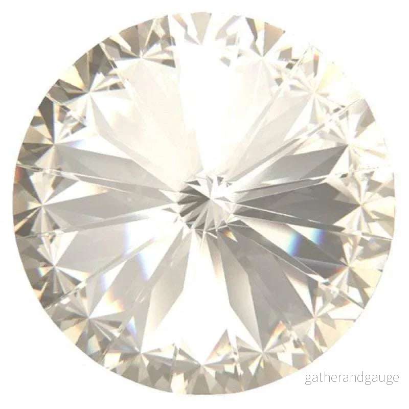 Preciosa Rivoli Maxima – Crystal Argent Flare 14mm, 1 styck Preciosa Rivoli Maxima – Crystal Argent Flare 14mm, 1 styck