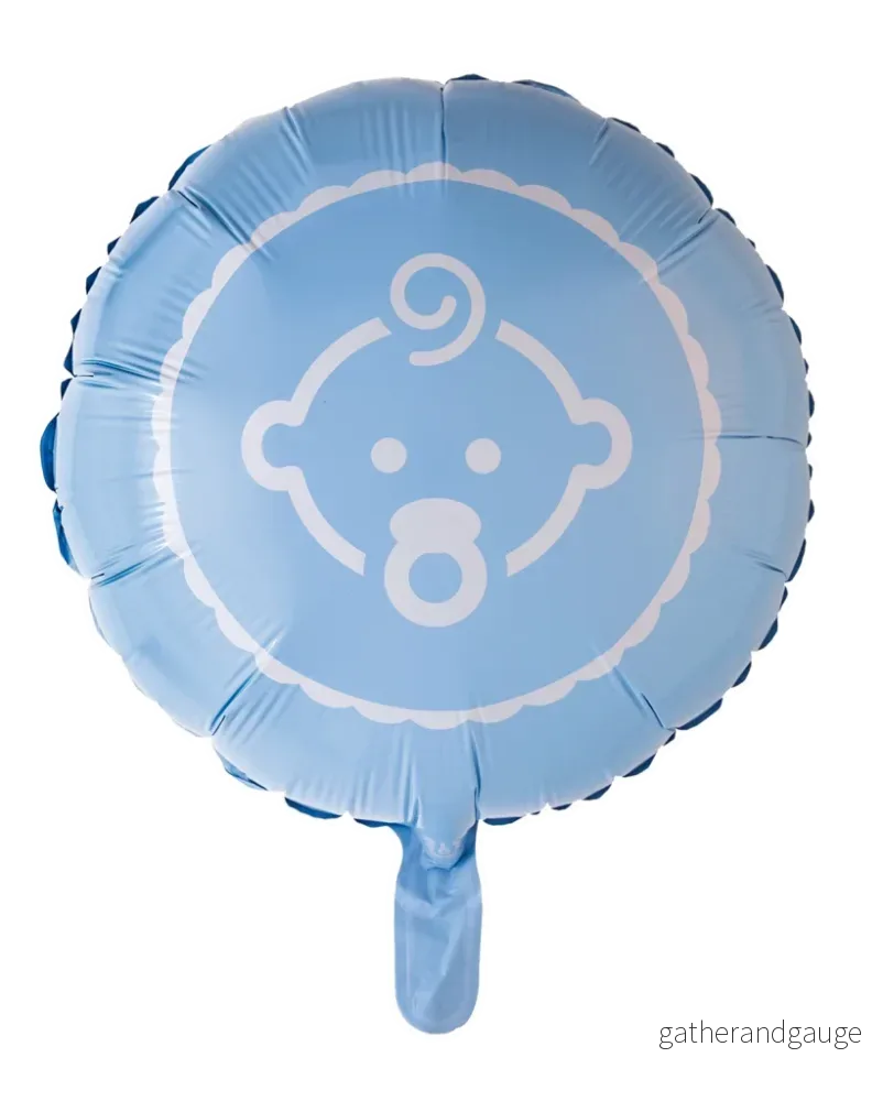 Folieballong Baby, Blue, 46 cm