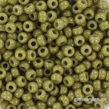 Miyuki seed beads - Duracoat Opaque Cactus 8/0 (10 gram)