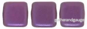 CzechMates Tile Beads - Pearl Coat Purple Velvet, 25-pack - Bild 2