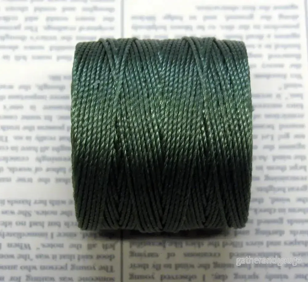 S- Lon bead cord - Fern, 1 Rulle - Bild 2