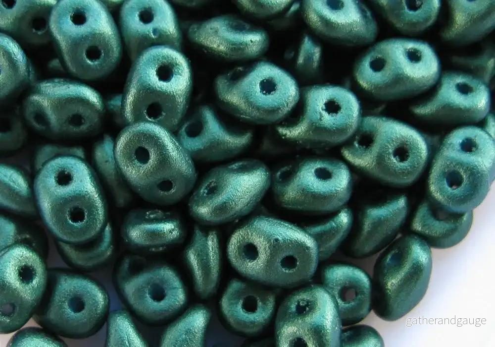 SuperDuo - Gold Shine Dark Green, 10 gram - Bild 2