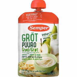 Gröt Päron Äpple Från 6 Månader Gröt Päron Äpple Från 6 Månader