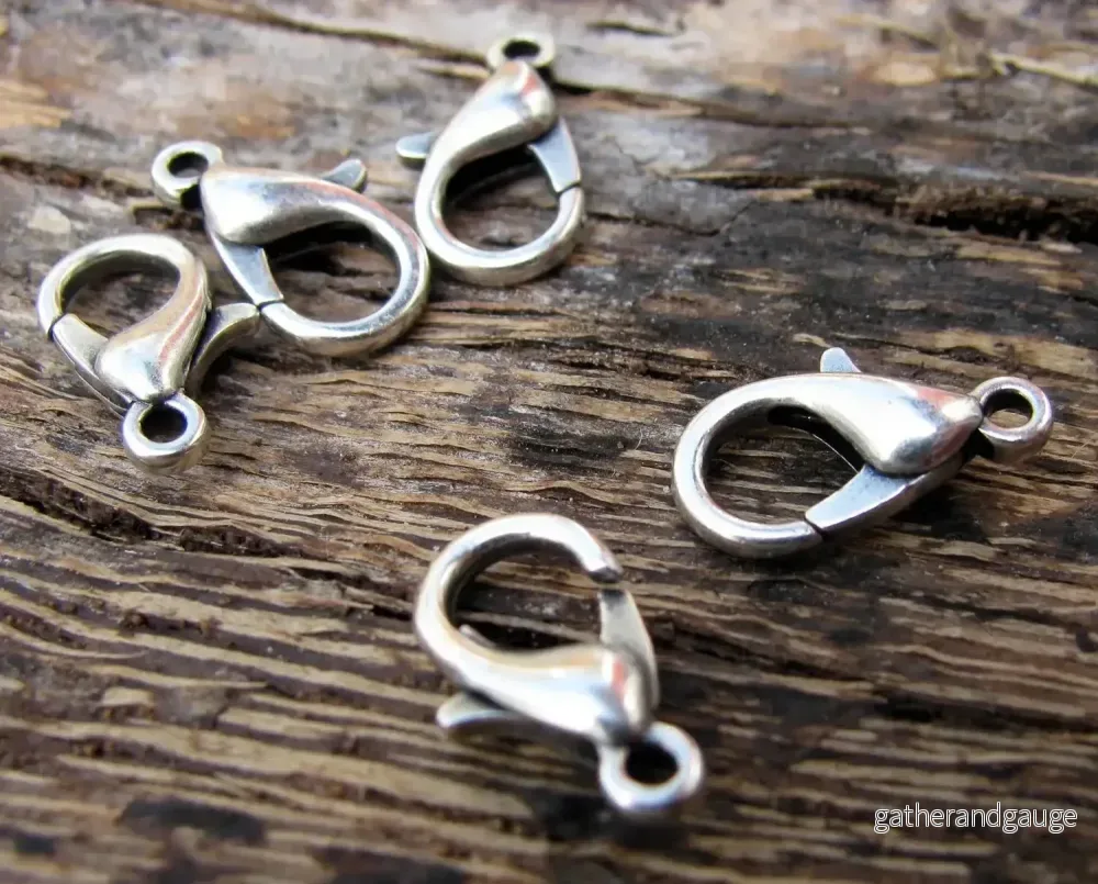 Klolås Silverfärgat - Kvalitets lås 12 mm 15-pack - Bild 2
