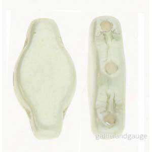 Navette - Chalk Green Luster 6x12mm 10gram - Bild 2