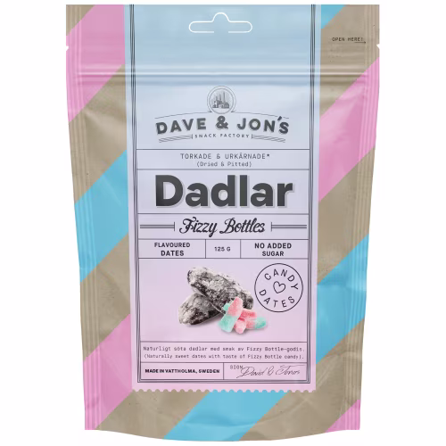 Dave & Jon’s Dadlar Fizzy Bottle 125 g Dave & Jon’s Dadlar Fizzy Bottle 125 g