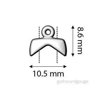 Cymbal Element - Koutalas Antique Silver Plated 2-pack - Bild 3