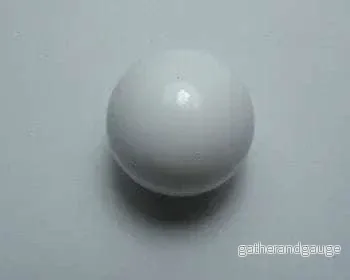 Bola Bead - Vit 18mm, 1 styck
