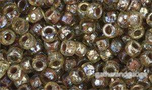 Matubo Seed Bead 7/0 – Crystal Silver Picasso  5gram
