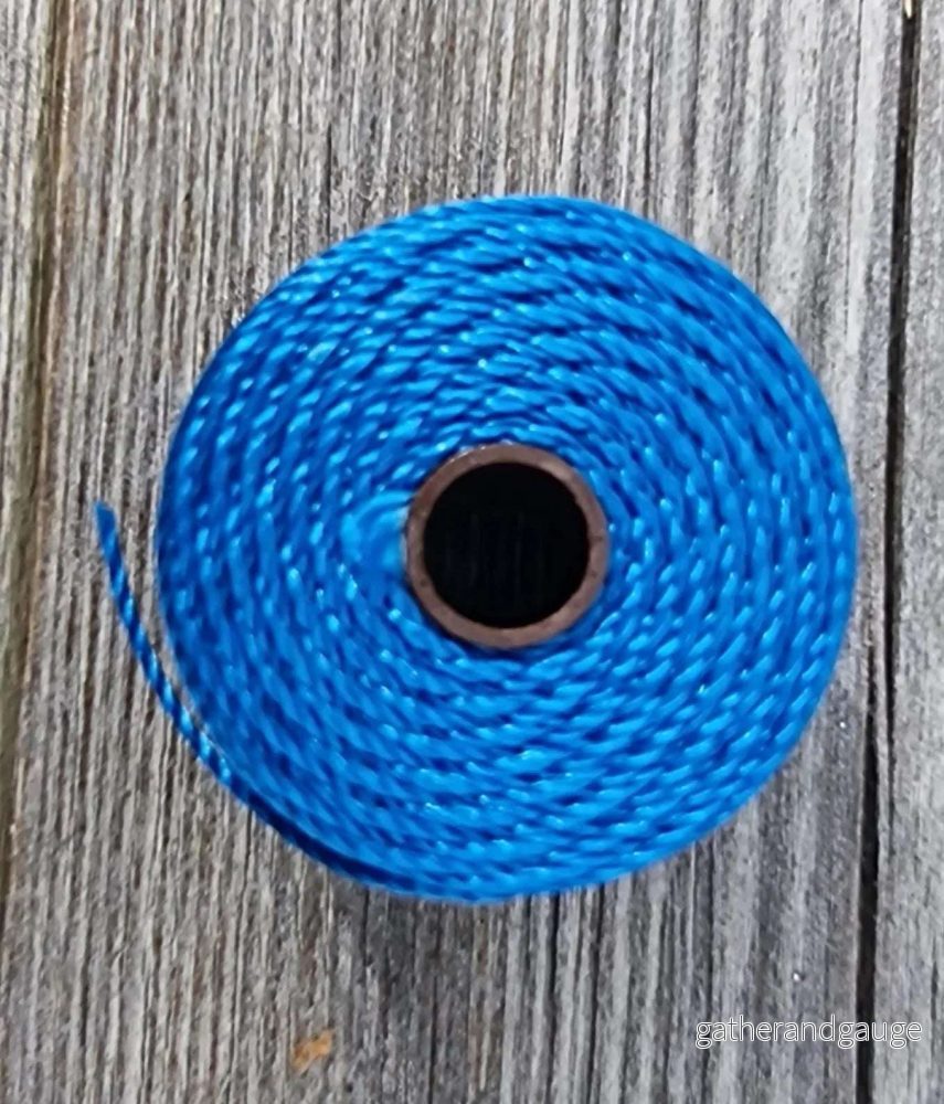 S-lon Heavy Macrame – Blue 1 rulle