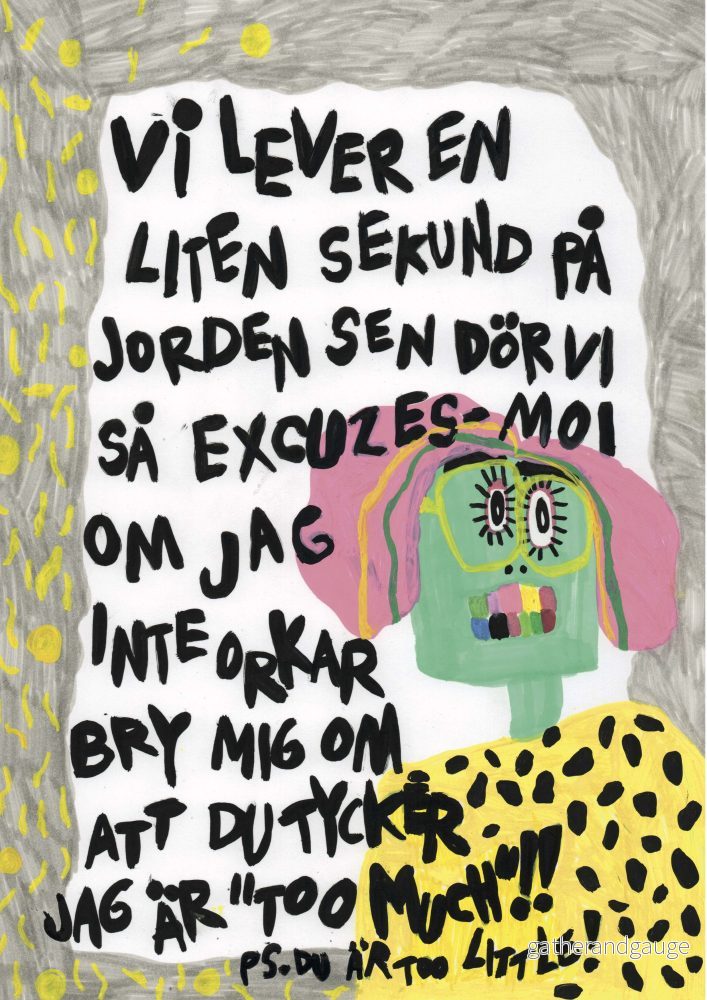 Too much – Version 1