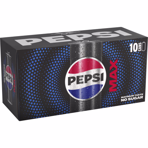 Pepsi Max Läsk Burk 10p/33cl Pepsi Max Läsk Burk 10p/33cl