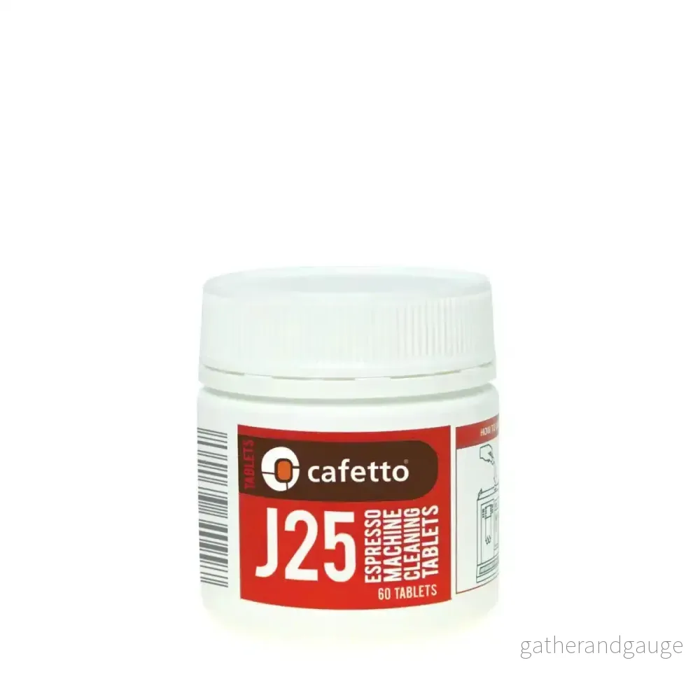 Cafetto J25 Rengöringstabletter för helautomatiska kaffemaskiner – 60 st