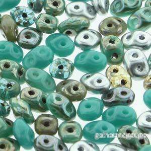 SuperDuo - African Turquoise, 10 gram