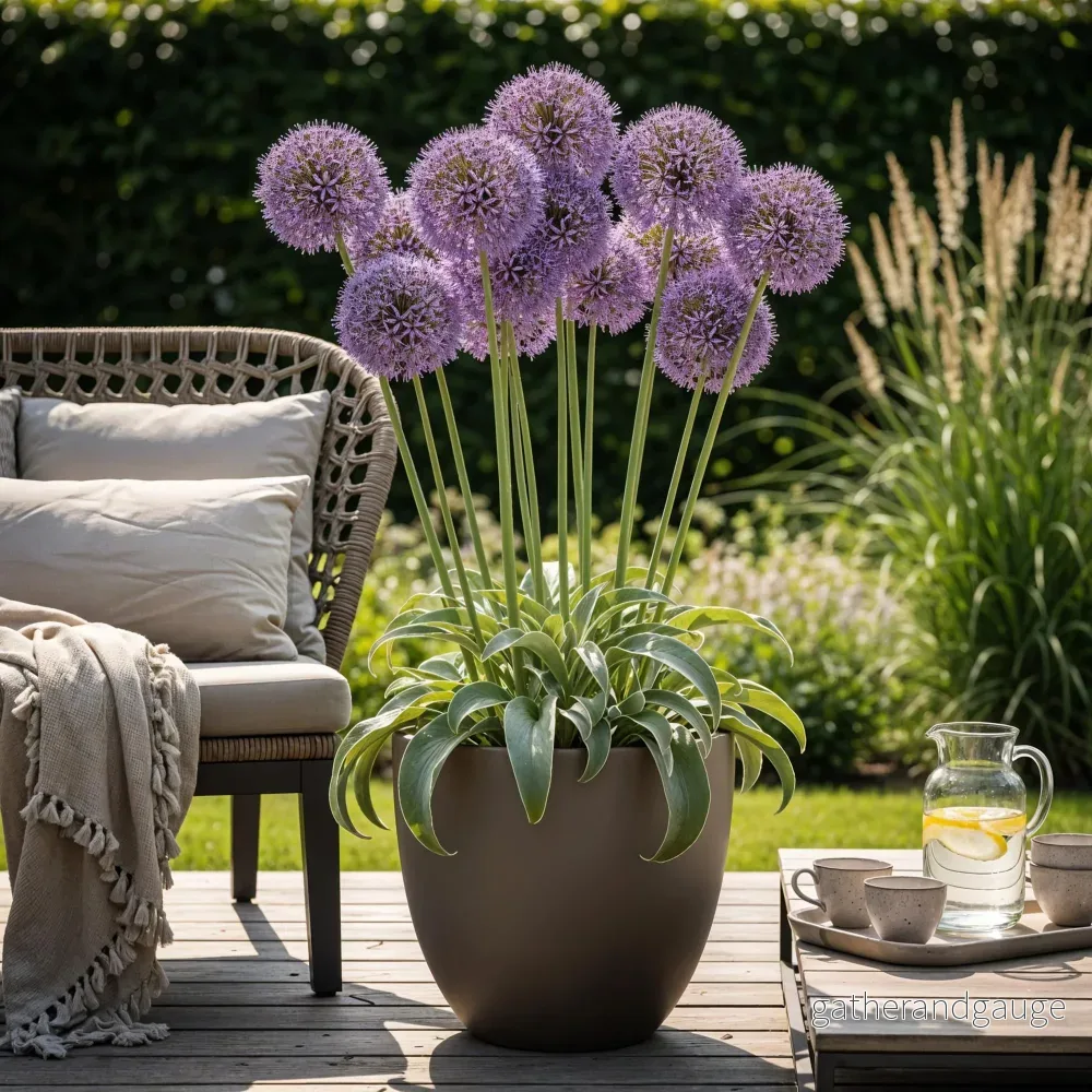 Green boutiQ - Bloembollen - Allium Gladiator - Kleur Paars - 5 stuks - Bolmaat 16/18 - XXL Pack - Bild 3