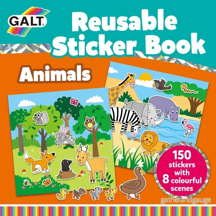 Stickerbok Djur Stickerbok Djur