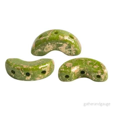 Arcos® par Puca® – Opaque Green Splash, 10 gram