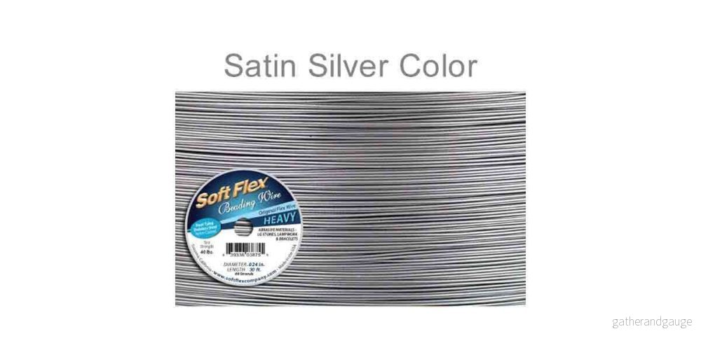 Soft Flex Beading Wire - Heavy, 49 Strands, 1 Rulle - Bild 2