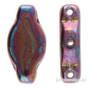 Navette - Jet Iris Luster 6x12mm 10gram - Bild 2