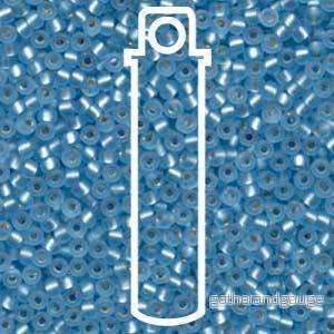 Miyuki Seed Beads - Matte S/L Aqua 8/0, 22 gram