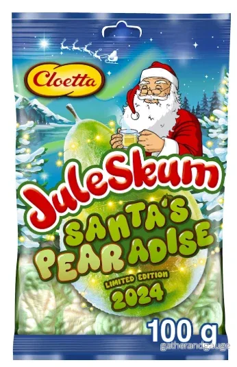 Juleskum ”Santas pearadise” 100g Cloetta