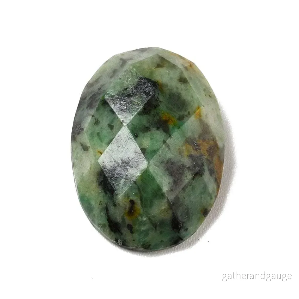 Cabochon Jasper – Facetterad Oval 18x13mm 1 Styck Cabochon Jasper – Facetterad Oval 18x13mm 1 Styck