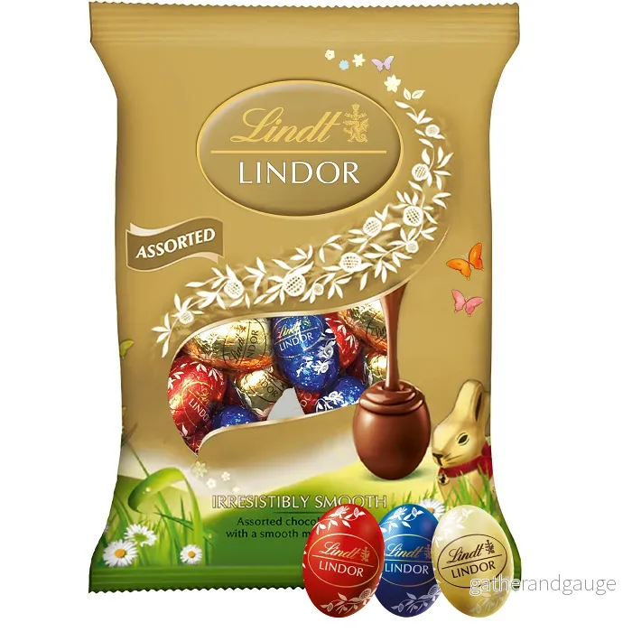 Lindt Chokladägg Mini LINDOR Assorted 90g Lindt Chokladägg Mini LINDOR Assorted 90g