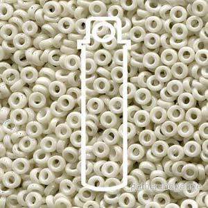 Miyuki Spacer - Opaque Limeston Luster 3x1.3mm 8 gram